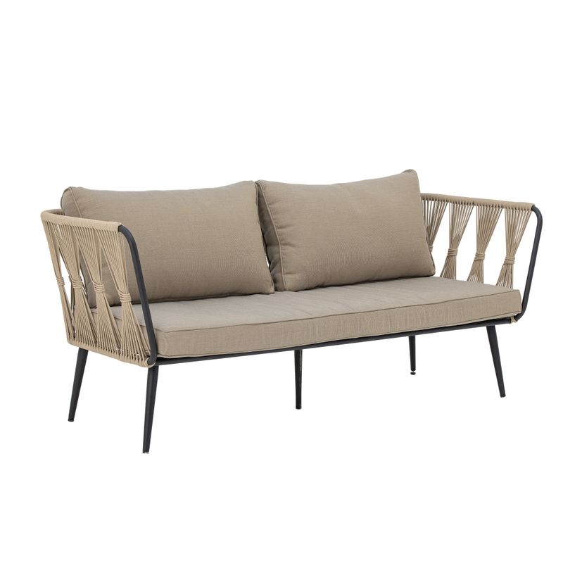 Bloomingville Pavone Soffa, Brun, Metall