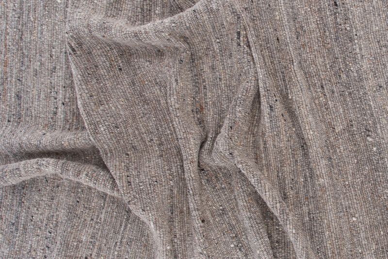 Venture Home Loump Matta - Handvävd Ullmatta i Silvergrå och Beige