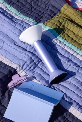 Hübsch Flash Portabel Lampa Metallic Lila, LED, 3W