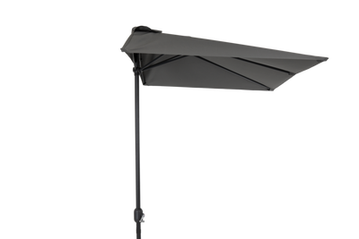 Brafab Cambre Halvt Parasoll 130x250 cm Antracit/Grå
