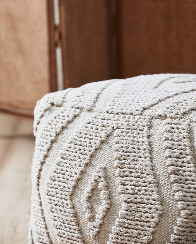 Nordal WULAR sittpuff - off white