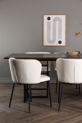 Venture Home Matgrupp Ystad med stolarna Edina