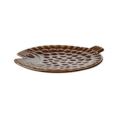 Affari of Sweden FORELL Tallrik, Brun 19 cm