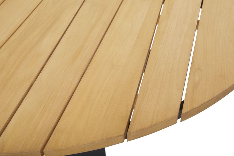 Brafab Laurion Matbord Svart/Teak
