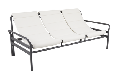 Brafab Sling 3-sitssoffa Antracit/Vanilla White