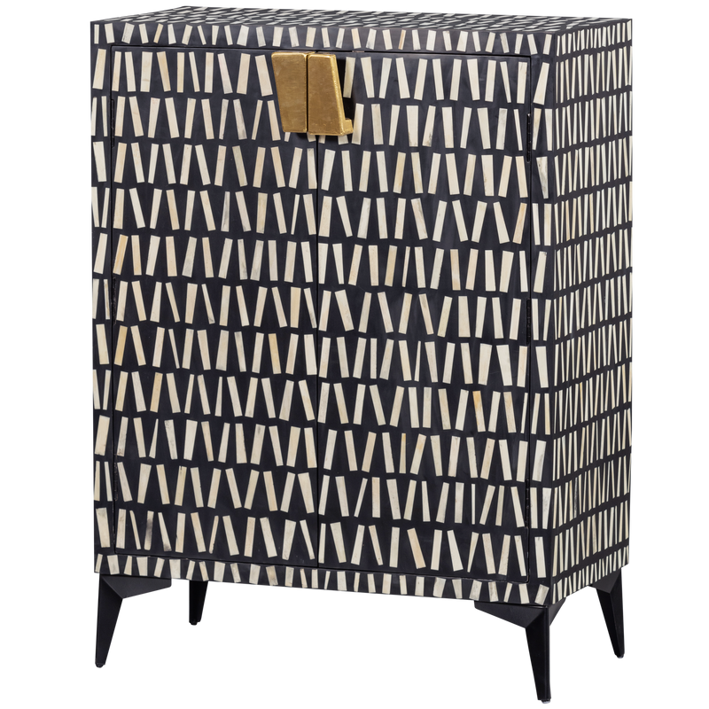 WOOOD Menne Skåp i Mangoträ och Beninlägg