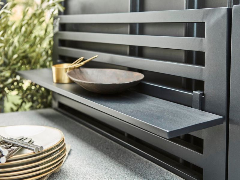 Brafab Bellac outdoor Kitchen Svart/Grå