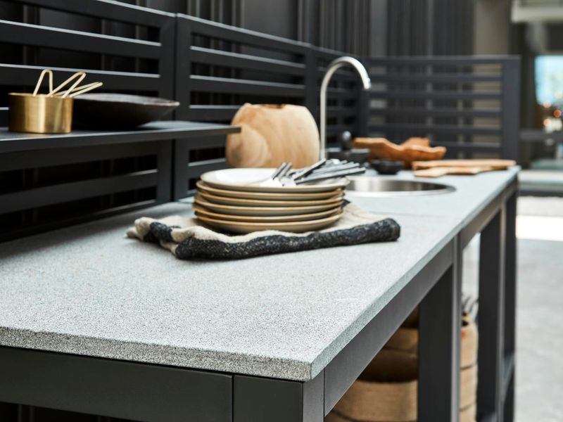 Brafab Bellac outdoor Kitchen Svart/Grå
