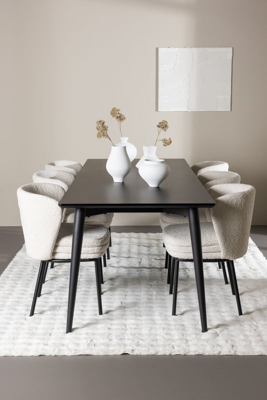 Venture Home Ellis Matbord med Agnes Matstol