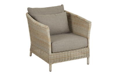 Brafab Aster Fåtölj Beige i Konstrotting inkl. Dynor