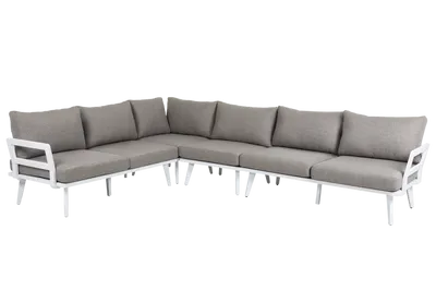 Brafab Villac 2-sits Modul Vit/Beige