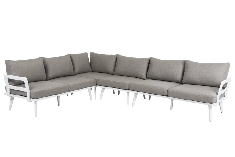 Brafab Villac 2-sits Modul Vit/Beige