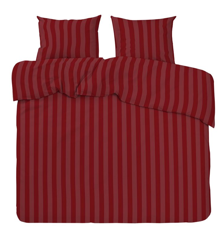 Redlunds Mirage Påslakanset Julröd 220x210 cm