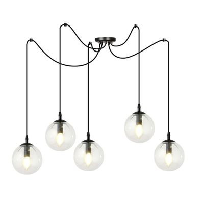 Emibig Lighting Taklampa GIGI 5 BL TRANSPARENT