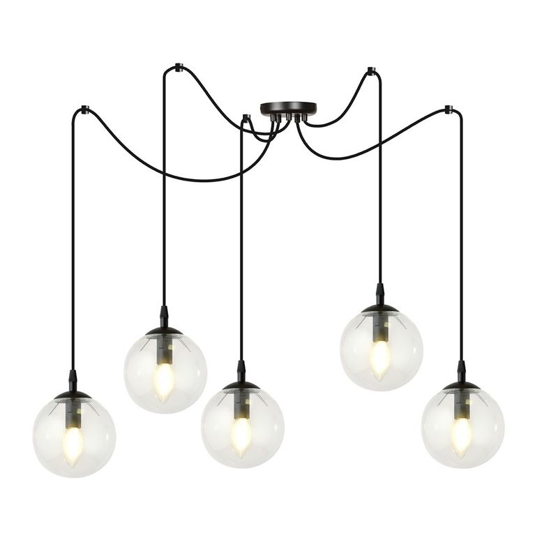Emibig Lighting Taklampa GIGI 5 BL TRANSPARENT