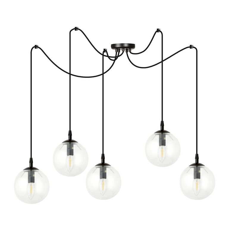 Emibig Lighting Taklampa GIGI 5 BL TRANSPARENT
