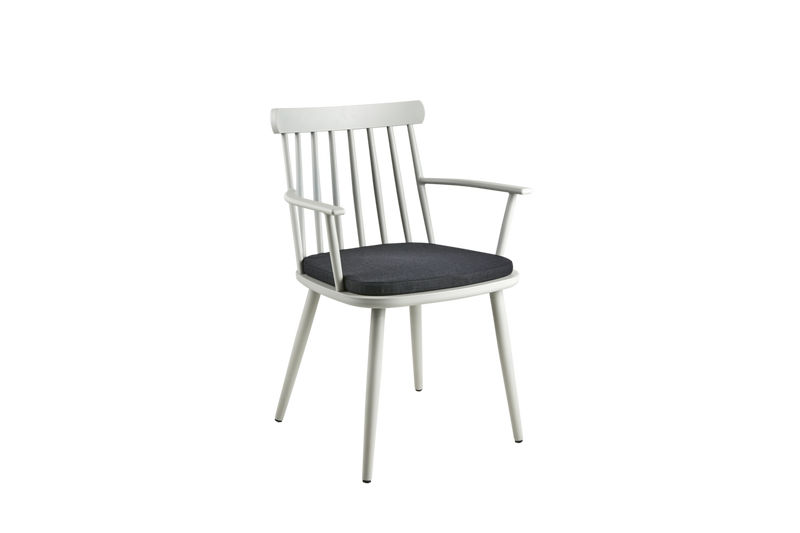 Brafab Winsor karmstol Light Grey/Raven