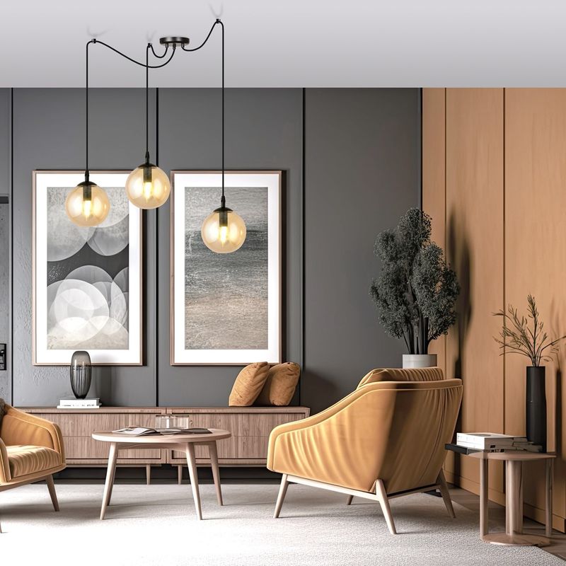Emibig Lighting Taklampa GIGI 3 BL HONUNG