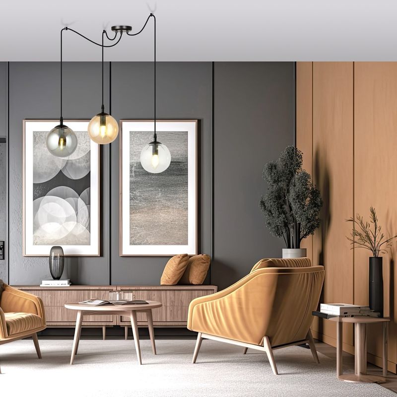 Emibig Lighting Taklampa GIGI 3 BL MIX