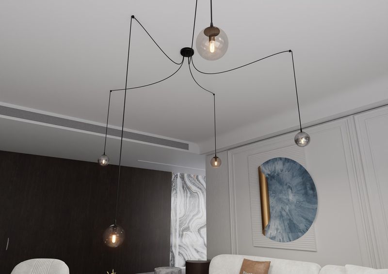 Emibig Lighting Taklampa GIGI 5 BL MIX
