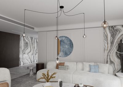 Emibig Lighting Taklampa GIGI 5 BL MIX