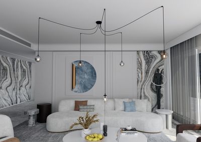 Emibig Lighting Taklampa GIGI 5 BL MIX