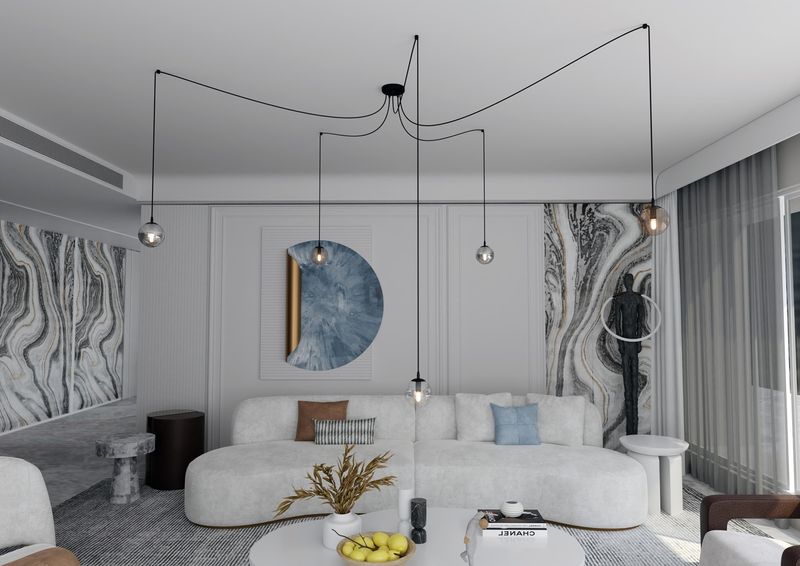 Emibig Lighting Taklampa GIGI 5 BL MIX