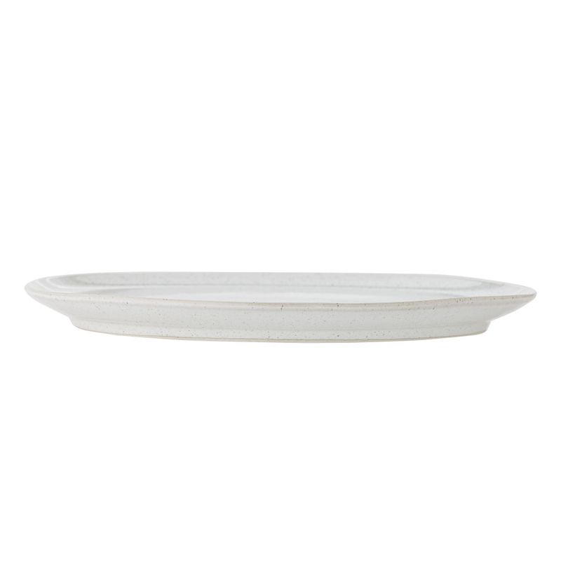 Bloomingville Addison Tallrik, Vit, Stengods - 6-pack