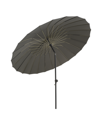 Brafab Shanghai Parasoll Aluminium/Grå/Lemon 270 cm