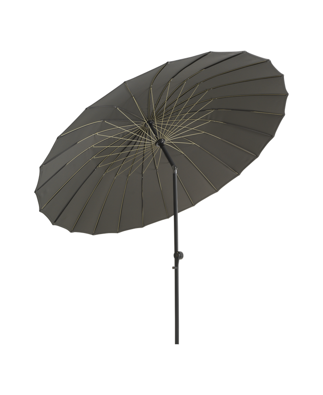 Brafab Shanghai Parasoll Aluminium/Grå/Lemon 270 cm