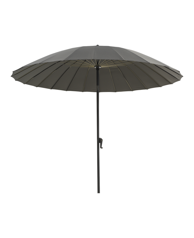 Brafab Shanghai Parasoll Aluminium/Grå/Lemon 270 cm