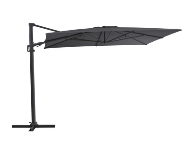 Brafab Vinovo frihängande parasoll 350 cm Antracit/Grå