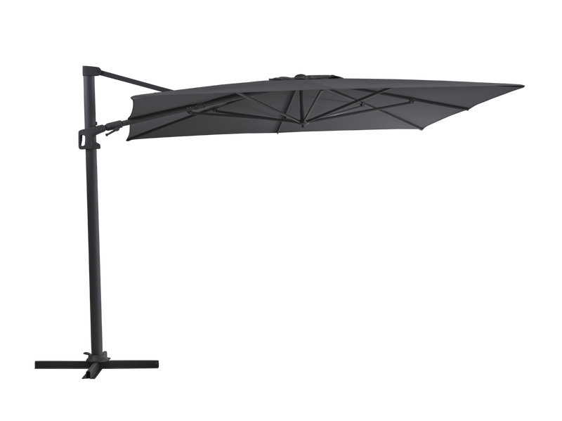 Brafab Vinovo frihängande parasoll 350 cm Antracit/Grå