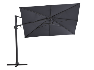 Brafab Vinovo frihängande parasoll 350 cm Antracit/Grå