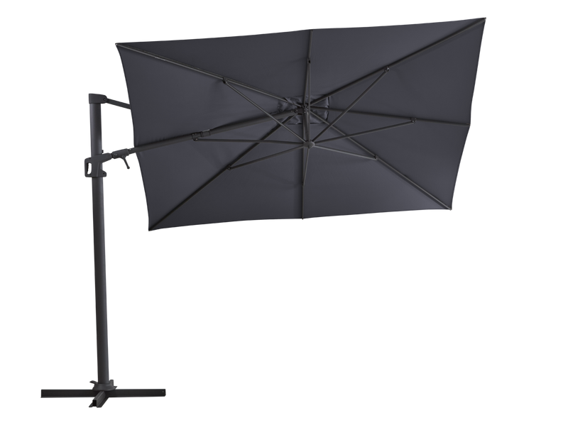 Brafab Vinovo frihängande parasoll 350 cm Antracit/Grå