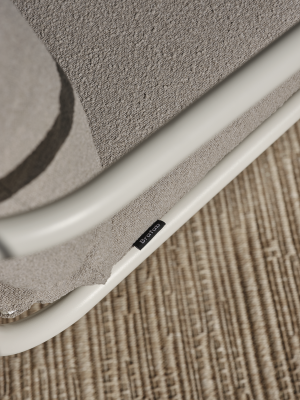 Brafab Bendt fåtölj Pearl White/Teddy Beige