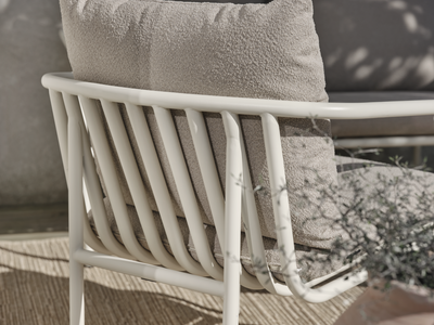 Brafab Bendt fåtölj Pearl White/Teddy Beige