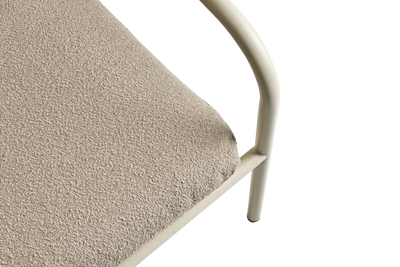 Brafab Bendt fåtölj Pearl White/Teddy Beige