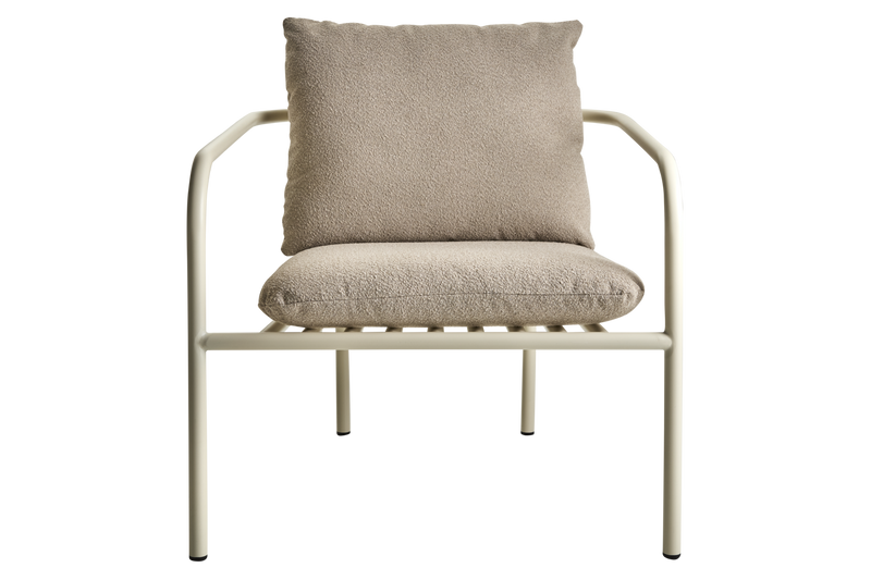Brafab Bendt fåtölj Pearl White/Teddy Beige