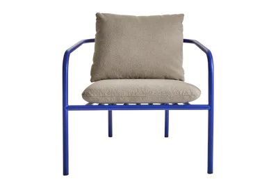 Brafab Bendt Fåtölj Indigo Blå/Teddy Beige