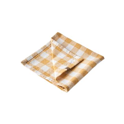 Affari of Sweden INGRID Servett, Gul/vit 8-pack