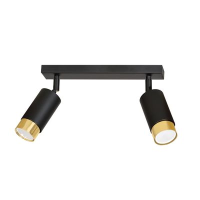Emibig Lighting Taklampa HIRO 2 SVART/GULD