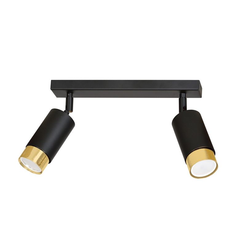 Emibig Lighting Taklampa HIRO 2 SVART/GULD