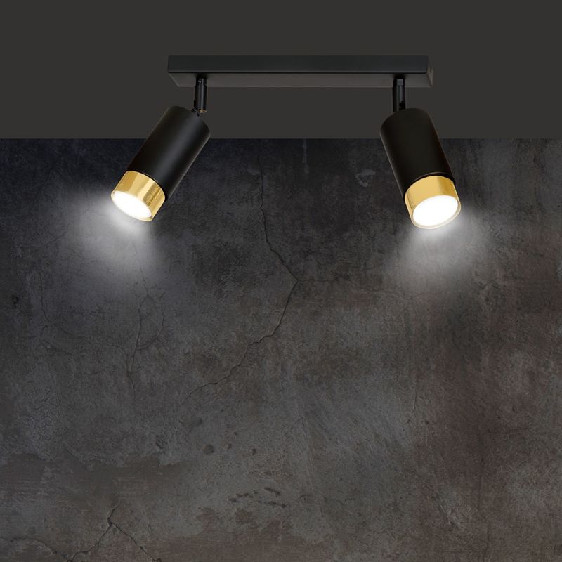 Emibig Lighting Taklampa HIRO 2 SVART/GULD