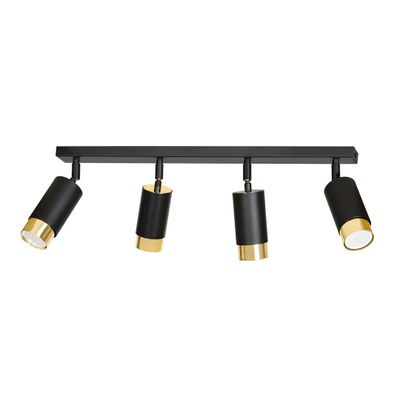 Emibig Lighting Taklampa HIRO 4 SVART/GULD