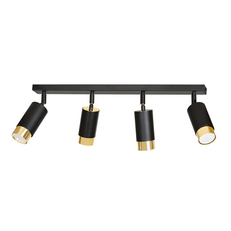 Emibig Lighting Taklampa HIRO 4 SVART/GULD