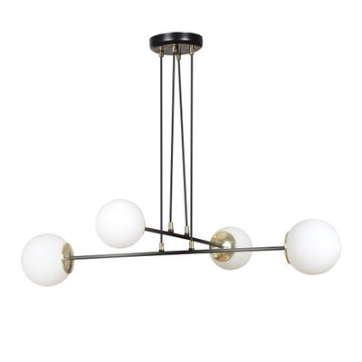 Emibig Lighting Taklampa OGNIS 4 SVART