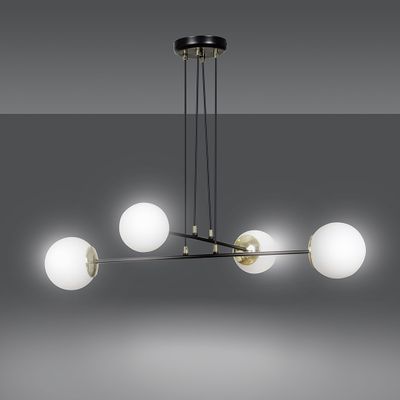 Emibig Lighting Taklampa OGNIS 4 SVART