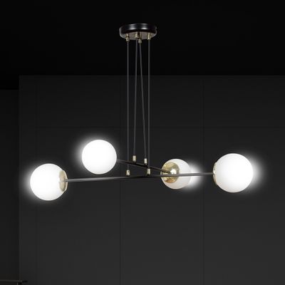 Emibig Lighting Taklampa OGNIS 4 SVART