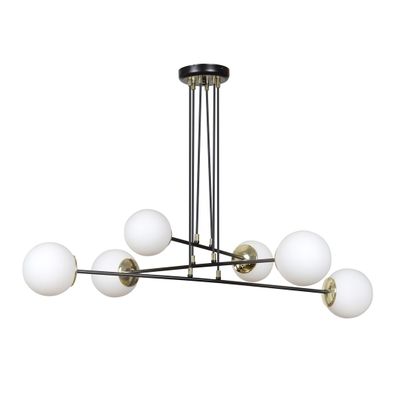 Emibig Lighting Taklampa OGNIS 6 SVART